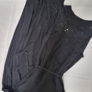 Black Roxy maxi dress size small